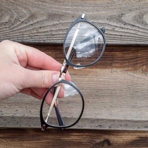 TIJN Claire Gold Non-Prescription Glasses